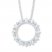 White Topaz Necklace Sterling Silver