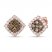 Le Vian Diamond Earrings 1-3/4 ct tw 14K Strawberry Gold
