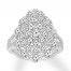 Diamond Engagement Ring 1-3/4 ct tw Round-cut 14K White Gold