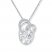 Family Tree & Heart 1/10 cttw Diamonds Sterling Silver Necklace