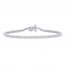 Diamond Fashion Bracelet 1 ct tw 10K White Gold 7.5"