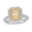 Neil Lane Yellow Diamond Engagement Ring 1-7/8 ct tw 14K Gold