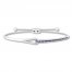 Love + Be Loved Lab-Created Sapphire Bracelet Sterling Silver