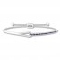 Love + Be Loved Lab-Created Sapphire Bracelet Sterling Silver