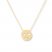 Heart Eye Emoji Necklace 14K Yellow Gold