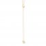 Lariat Necklace 14K Yellow Gold