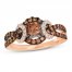 Le Vian Diamond Ring 1 ct tw 14K Strawberry Gold
