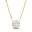 Lab-Created Diamonds by KAY Necklace 1/2 ct tw 14K Yellow Gold 19"