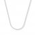 Wheat Chain Necklace 14K White Gold 16" Length