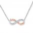 Best Mom Necklace 1/20 ct tw Diamonds Sterling Silver/10K Gold