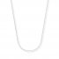Mariner Chain Necklace 14K White Gold 20" Length