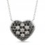 Le Vian Exotics Heart Necklace 7/8 ct tw Diamonds 14K Vanilla Gold