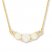 Lab-Created Opal Necklace Diamond Accents 10K Yellow Gold