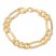 Men's Figaro Link Bracelet 10K Yellow Gold 9" Length