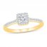 Diamond Engagement Ring 3/8 ct tw 10K Yellow Gold