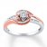 Previously Owned Diamond Ring 1/5 ct tw Baguette/Round 10K Two-Tone Gold