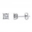 Radiant Reflections 1/3 ct tw Diamonds Sterling Silver Earrings
