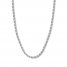 22" Textured Rope Chain 14K White Gold Appx. 4.4mm