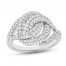 Diamond Ring 1 ct tw Round-Cut 10K White Gold