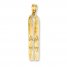 Ski Charm 14K Yellow Gold