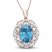 Le Vian Couture Zircon Necklace 5/8 ct tw Diamonds 18K Strawberry Gold 18"