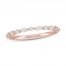 Neil Lane Premiere Diamond Anniversary Ring 1/2 ct tw Round/Marquise 14K Rose Gold