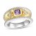 Le Vian Creme Brulee Amethyst Ring 1/8 ct tw Diamonds 14K Two-Tone Gold