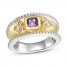 Le Vian Creme Brulee Amethyst Ring 1/8 ct tw Diamonds 14K Two-Tone Gold