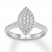 Diamond Engagement Ring 3/4 ct tw Round-cut 14K White Gold