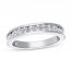 Diamond Wedding Band 3/4 ct tw Round-cut 14K White Gold