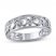 Diamond Anniversary Ring 1/20 ct tw in 10K White Gold