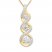 Diamond Necklace 5/8 ct tw Round-cut 10K Yellow Gold