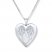 "Forever in My Heart" Locket Necklace Sterling Silver