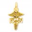 RN Caduceus Charm 14K Yellow Gold