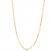 Hollow Fancy Link Chain Necklace 14K Yellow Gold 18"