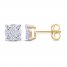 Diamond Stud Earrings 1/4 ct tw 10K Yellow Gold