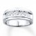 Previously Owned Men's Band 1 ct tw Diamonds 10K White Gold