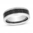 8mm Wedding Band Tungsten Carbide Carbon Fiber