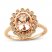 Le Vian Morganite Ring 1/8 ct tw Diamonds 14K Strawberry Gold