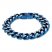 Men's Bracelet Stainless Steel/Blue Ion Plating 9"