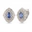 Le Vian Sapphire Earrings 1/4 ct tw Diamonds 14K Vanilla Gold