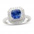 Le Vian Couture Sapphire Ring 3/4 ct tw Diamonds 18K Vanilla Gold