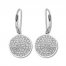 Diamond Drop Earrings 1-1/4 ct tw Round-cut 10K White Gold