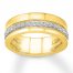 Diamond Band 1/4 ct tw Round-cut 10K Yellow Gold