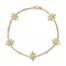 Diamond Star Bracelet 3/4 ct tw Round-cut 10K Yellow Gold