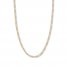 30" Figaro Chain Necklace 14K Two-Tone Gold 3.9mm