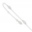 Beaded Anklet 14K White Gold