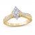Diamond Engagement Ring 1/3 ct tw 10K Yellow Gold