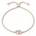 Encircled by Love Diamond Bolo Bracelet 1/3 ct tw 10K Rose Gold