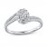 Diamond Engagement Ring 3/8 ct tw 14K White Gold